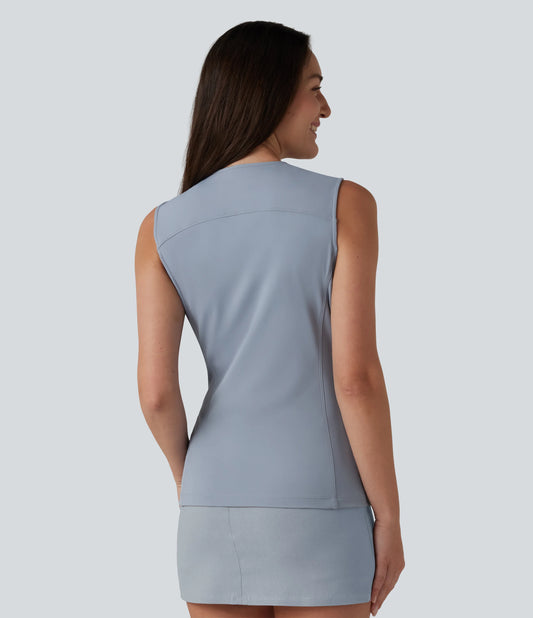 SoftlyZero™ Airy V Neck InstantCool Casual Vest