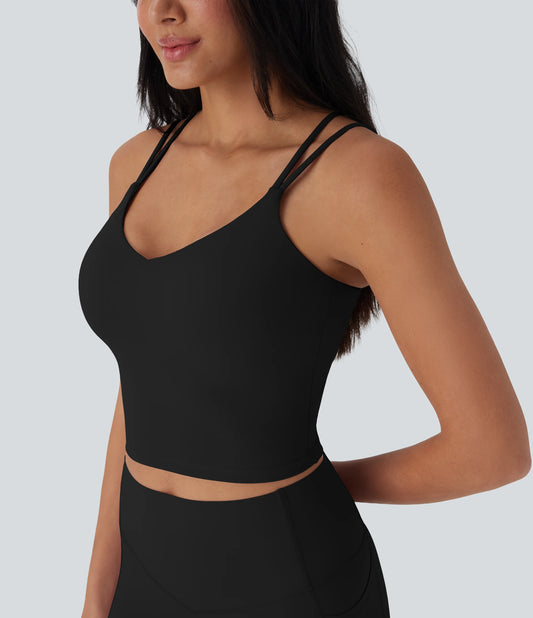 Halara UltraSculpt™ Cool Quick Dry Cropped Yoga Tank Top-UPF50+