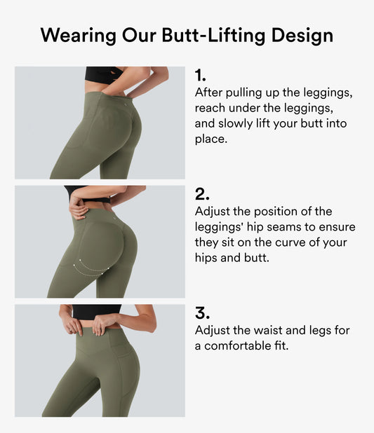 Halara UltraSculpt™ High Waisted Scrunch Butt Lifting Tummy Control Pocket Shaping Yoga Bootcut Leggings