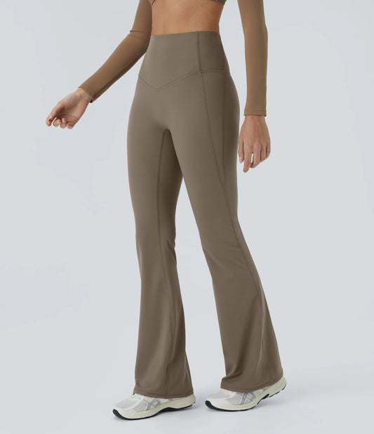 Halara UltraSculpt™ High Waisted Tummy Control Shaping Yoga Flare Leggings