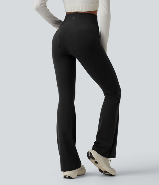 Halara UltraSculpt™ High Waisted Tummy Control Bootcut Workout Leggings with Pockets
