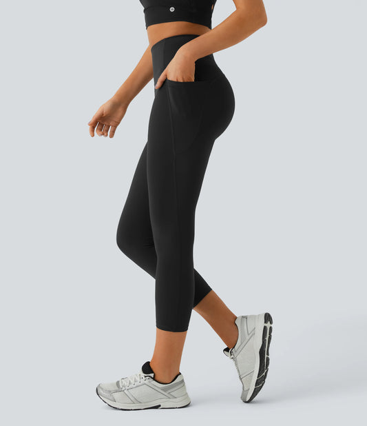 Halara UltraSculpt™ High Waisted Tummy Control Pocket Training Capri Leggings