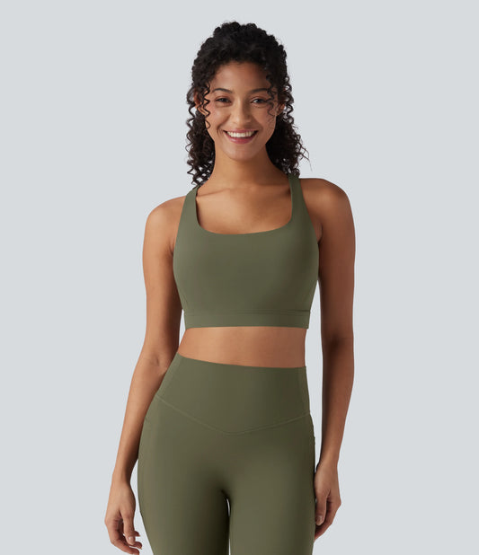 Halara UltraSculpt™ Low Support Push-Up Yoga Sports Bra DD-F Cups