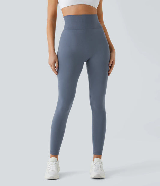 OneForm Seamless Flow High Waisted Ruched Plain Leggings
