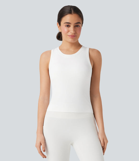 OneForm Seamless Flow Racerback Built-in Bra Yoga Tank Top