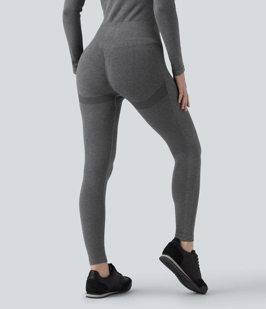 OneForm Seamless Flow High Waisted 7/8 Casual Warming Leggings