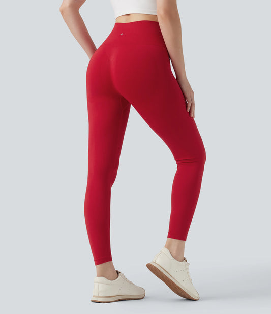 Seamless Flow High Waisted Butt Lifting Yoga 7/8 Leggings