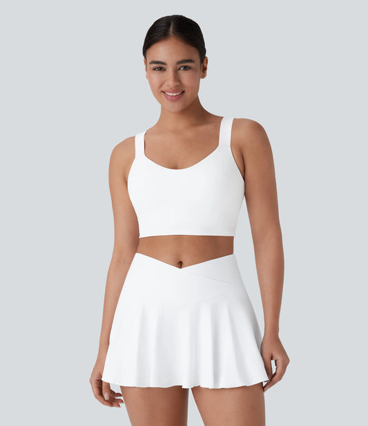 SpeedWave™ 2-in-1 Skinny Cropped Quick Dry Tennis Tank Top