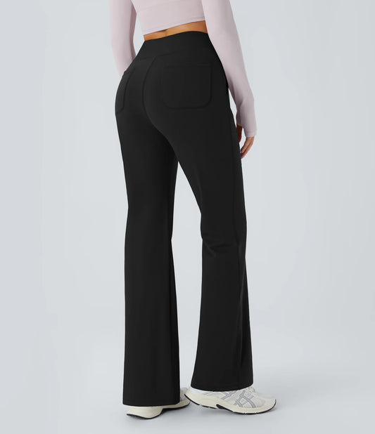 DayStretch High Waisted Pocket Plain Flare Leggings