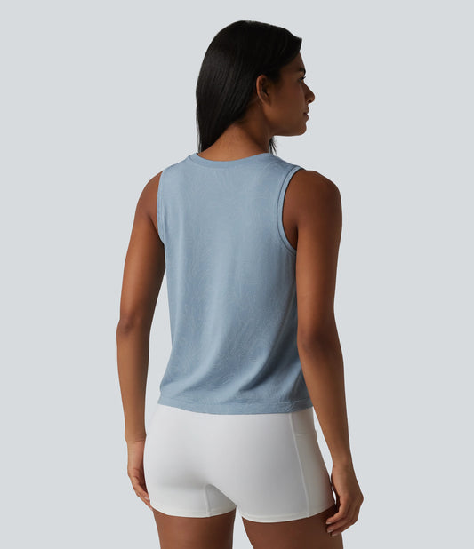 OneForm Seamless Flow Round Neck Running Tank Top
