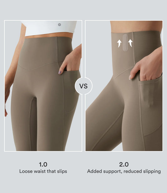 Halara UltraSculpt™ High Waisted Anti-Roll Tummy Control Shaping Workout Leggings with Pockets