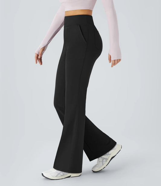 DayStretch High Waisted Pocket Plain Flare Leggings
