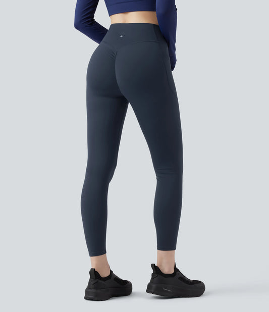 Halara UltraSculpt™ Heat High Waisted Scrunch Butt Lifting Tummy Control Yoga Leggings with Pockets