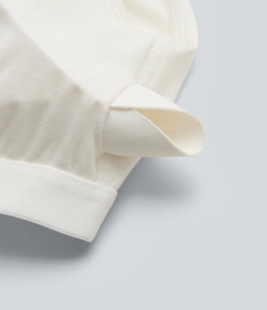 Ribbed One Shoulder Short Sleeve Ruched Built-in Bra Casual T-Shirt