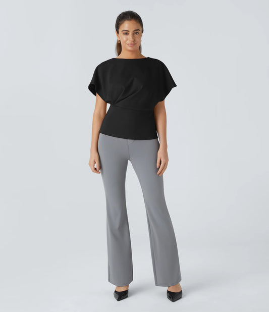 Short Sleeve Work Top